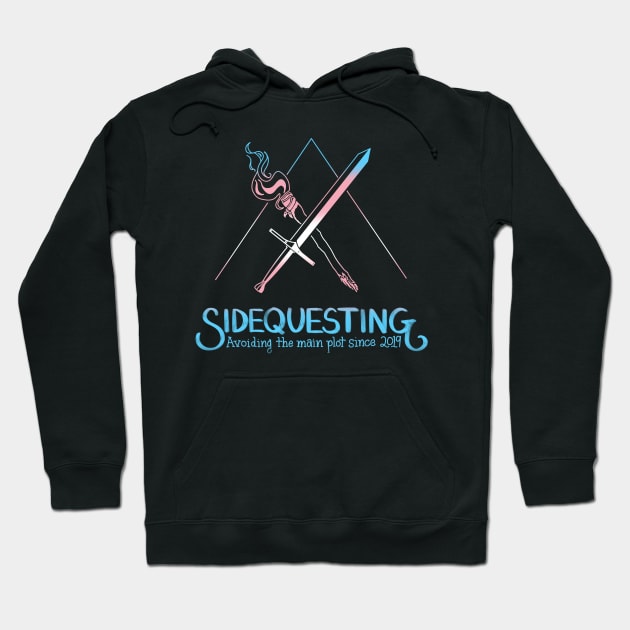 Sidequesting Trans Pride Front and Back Hoodie by Sidequesting